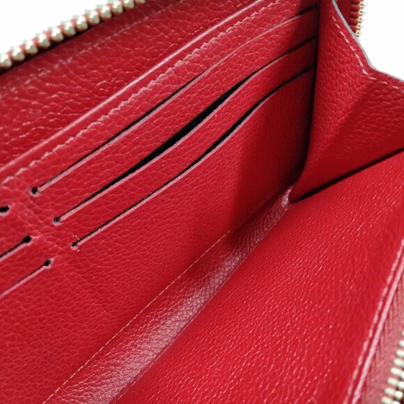 Louis Vuitton LV Long Wallet Red Monogram Empreinte 450-081825 - Picture 6 of 9
